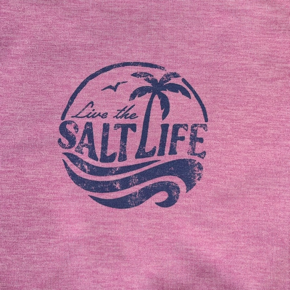 Salt Life SZ XL Tee Shirt. Pink great shape - Picture 3 of 6